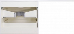Style Line Мебель для ванной Даллас 150 R Люкс Plus 2 ящика подвесная белая – фотография-12